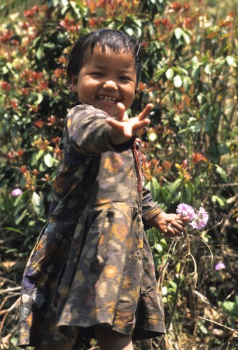 Sherpa's Child, Khumbu Valley, Nepal